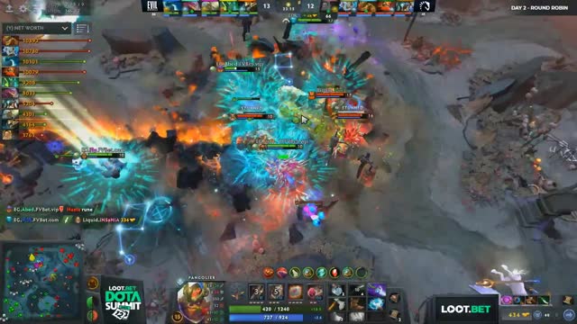 EG.Arteezy gets a double kill!