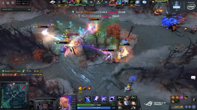 EG.Arteezy gets a double kill!