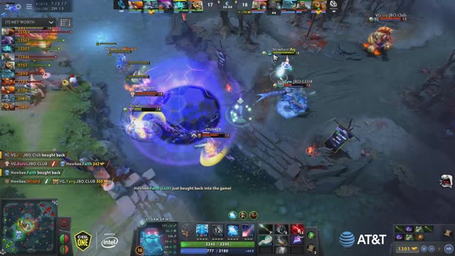 Newbee teamwipes VG!