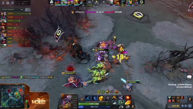 Mineski.Nikobaby gets a triple kill!