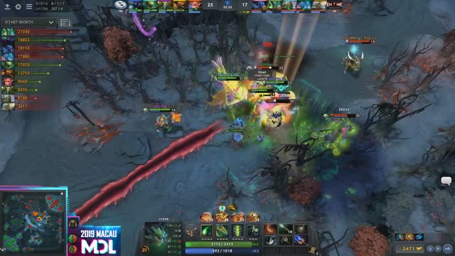 EG.Arteezy gets a double kill!