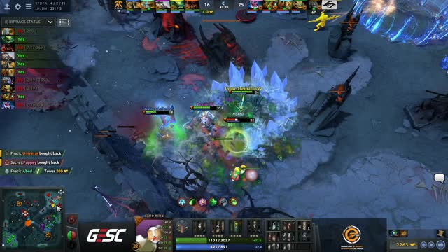 Fnatic.EternaLEnVy kills Secret.Fata!