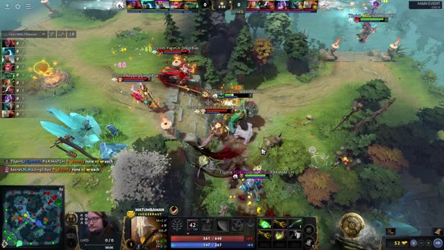 Secret.MATUMBAMAN takes First Blood on TSpirit.Collapse!