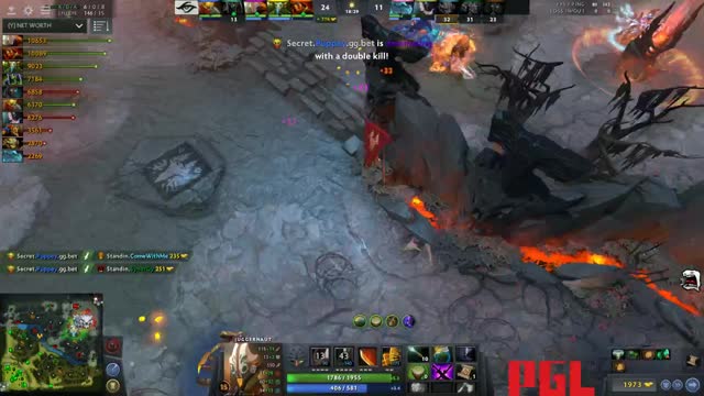 Secret.Puppey gets a double kill!