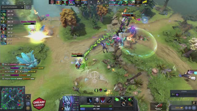 Na`Vi.Dendi gets a double kill!