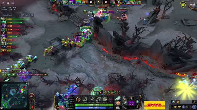 Gorgc hater on team = i feed gets a double kill!