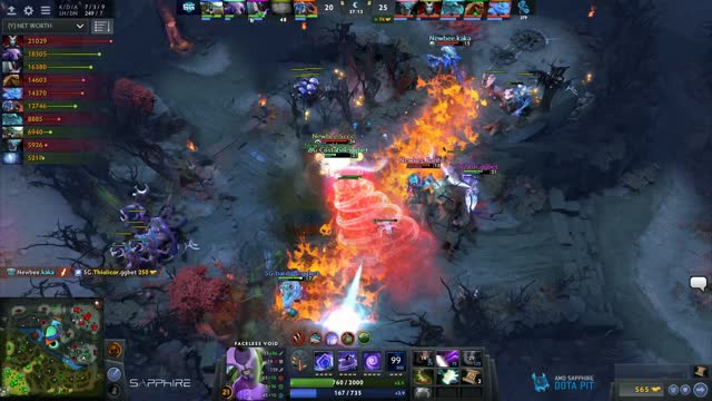 Newbee.Sccc gets a triple kill!