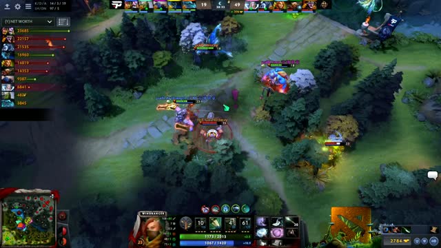 w33 gets a double kill!