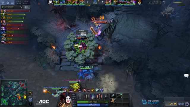 XctN.Raging Potato kills Fnatic.Dj!