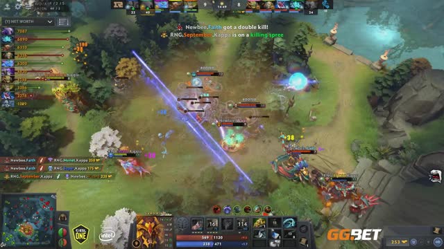 Newbee.Faith gets a double kill!