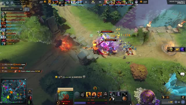 OG.Topson kills Fnatic.Abed!