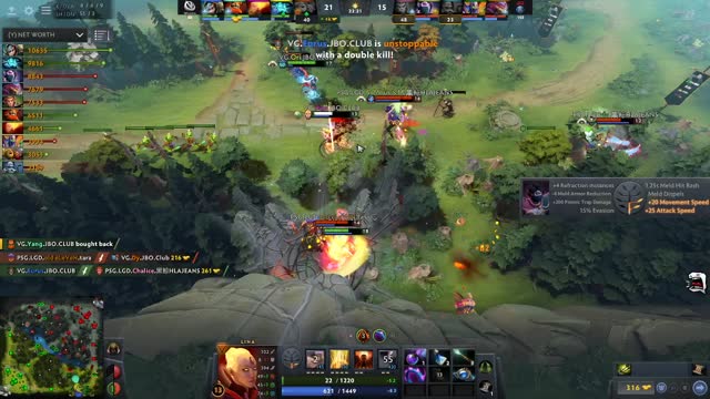 PSG.LGD teamwipes VG!