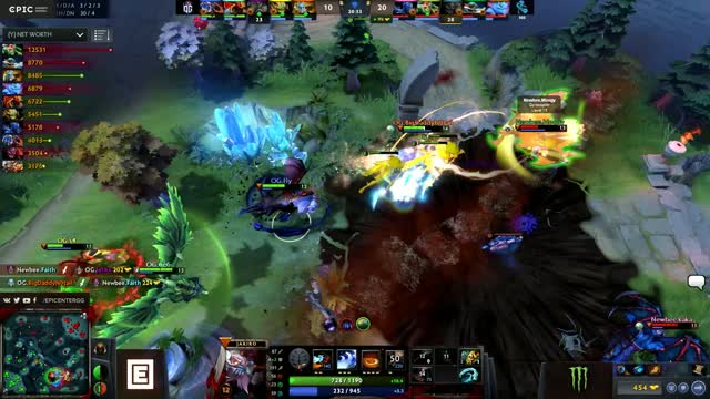 Newbee.Sccc gets a double kill!