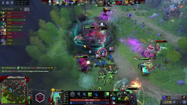 PSG.LGD.Maybe gets a triple kill!