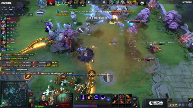 TSpirit.Yatoro gets a triple kill!