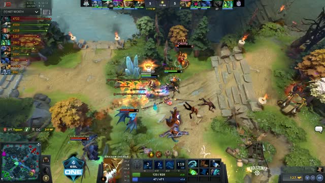 topson gets a double kill!