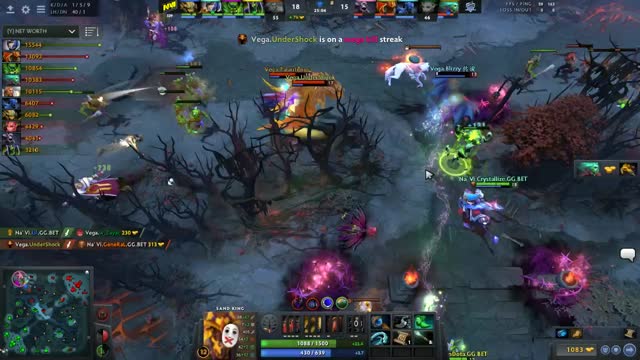 Na`Vi.Dendi gets a double kill!