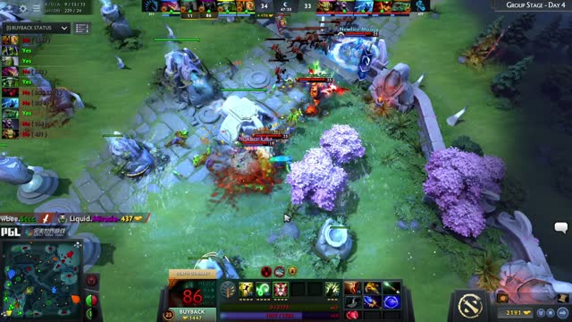 Newbee.Sccc kills Liquid.Miracle-!