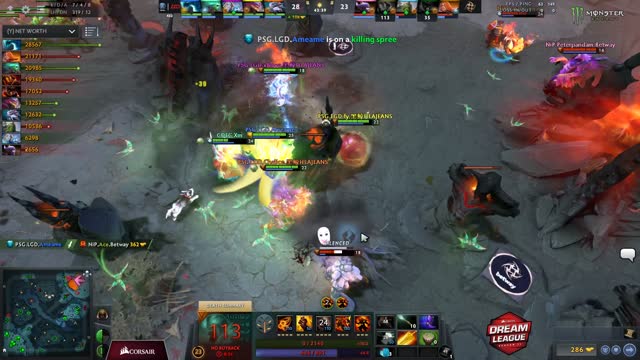 PSG.LGD gets 4 kills!