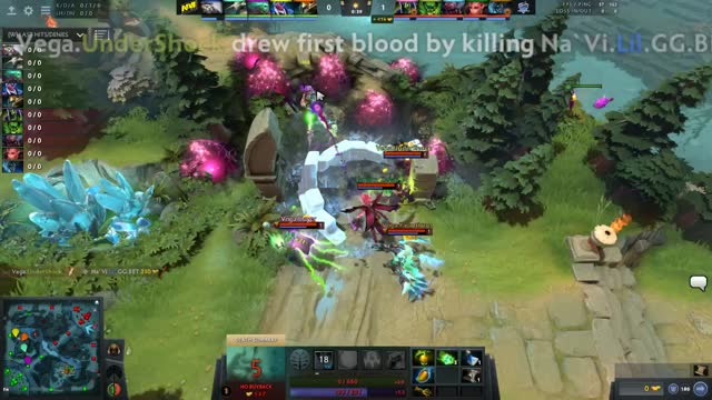 Vega.UnderShock takes First Blood on Na`Vi.Lil!