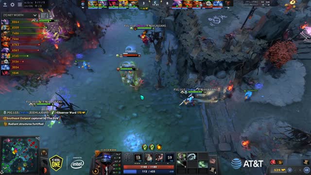 PSG.LGD.Chalice kills EHOME.XinQ!