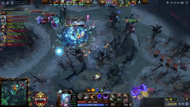 EHOME.Faith_bian's double kill leads to a team wipe!