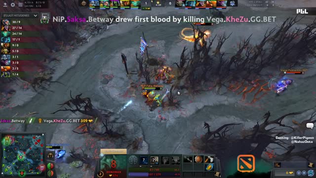 Saksa takes First Blood on KheZu!