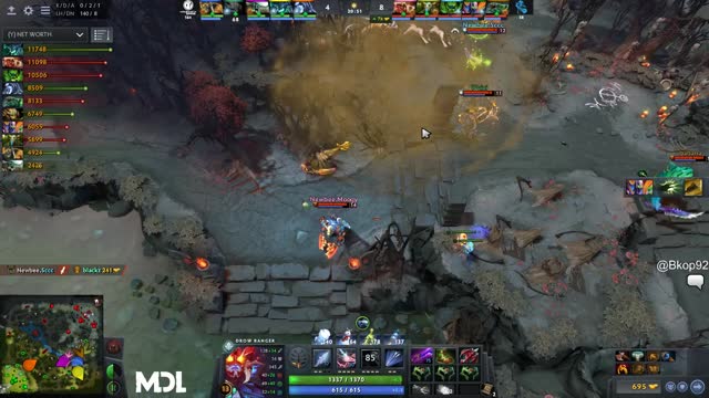 Newbee.Sccc gets a double kill!