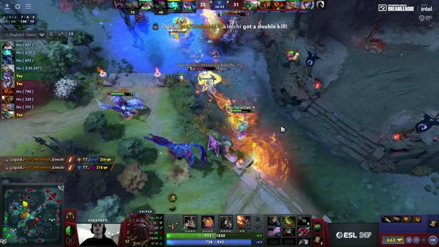 Secret.MATUMBAMAN's triple kill leads to a team wipe!