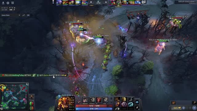PSG.LGD gets 2 kills!