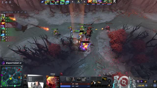 wij takes First Blood on Arteezy!
