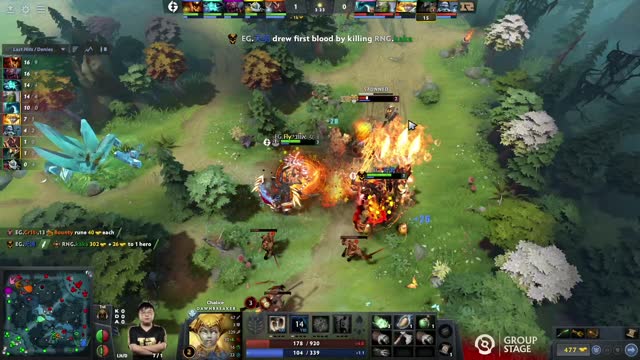 Arteezy gets a double kill!