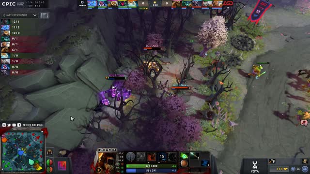 LGD.xNova takes First Blood on VGJ.T.Yang!