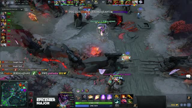 LGD.Maybe gets a double kill!