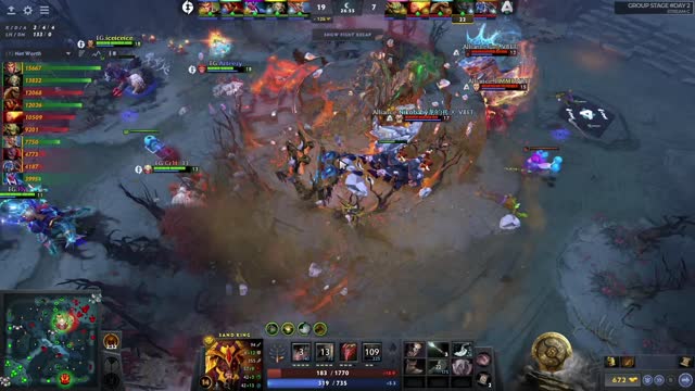 Arteezy gets two kills!