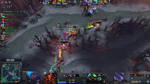 PSG.LGD.y` takes First Blood on BOOM.TIMS!