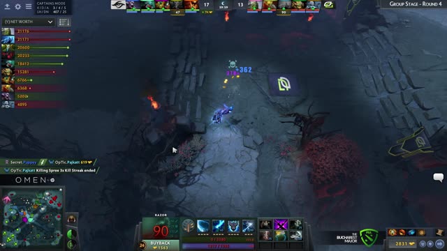 Secret.Puppey kills OpTic.Pajkatt!