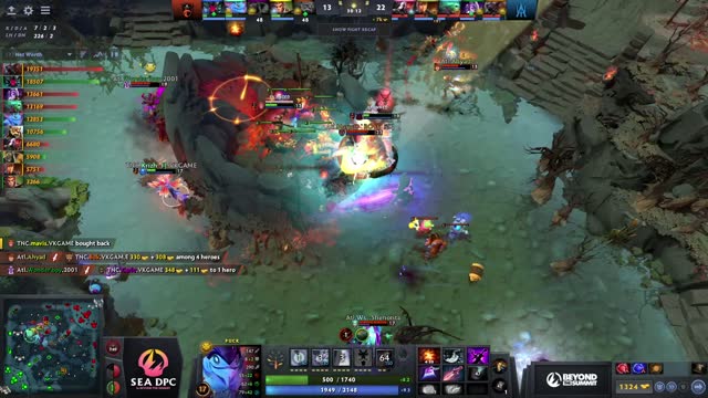 MangO `ROSE's triple kill leads to a team wipe!