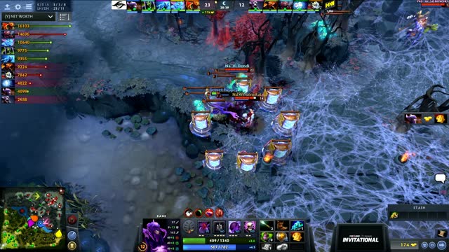 Na`Vi.Dendi kills Secret.Puppey!