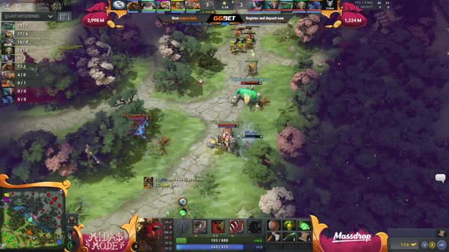 Sneyking kills EG.Arteezy!