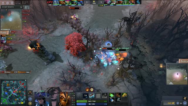 Newbee gets a kill!