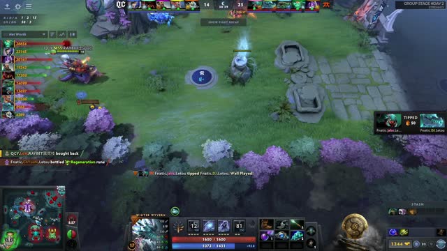 Fnatic.Dj kills QCY.LoA!