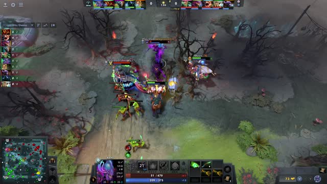 TK takes First Blood on PSG.LGD.y`!