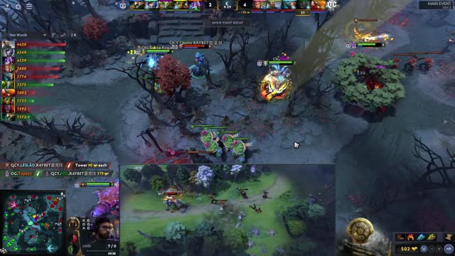 OG.Topson gets a double kill!