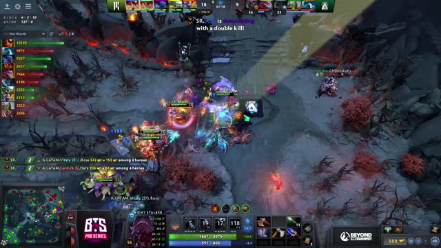 Arteezy's triple kill leads to a team wipe!