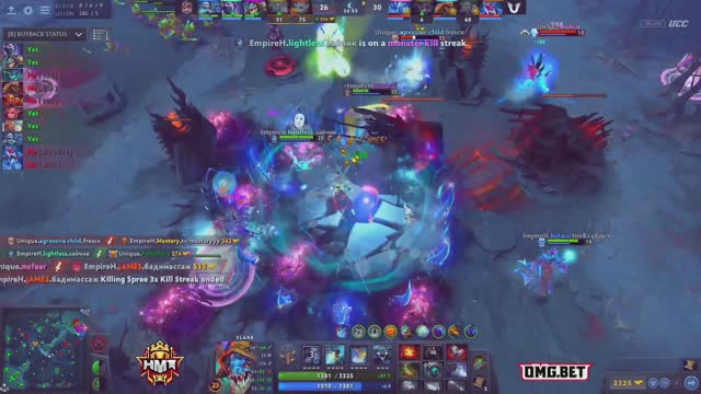 �V��� gets a double kill!