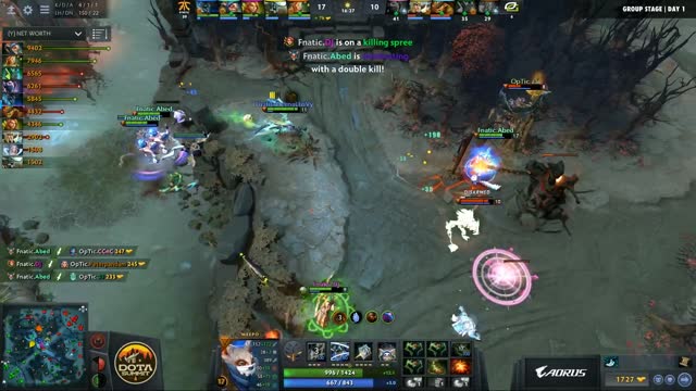 Fnatic.Abed gets a triple kill!