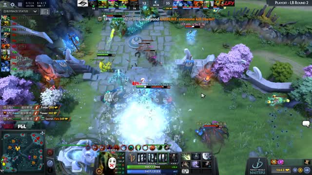 LFY.Monet gets a triple kill!