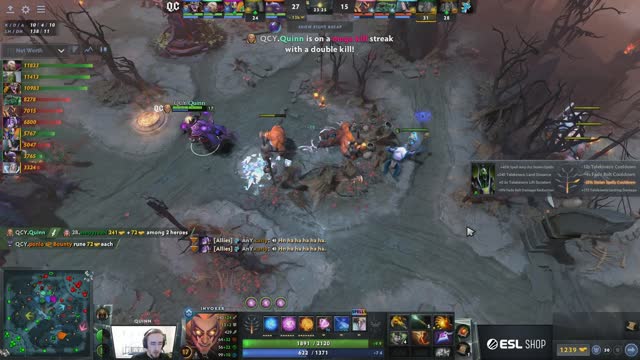 QCY.Quinn's ultra kill leads to a team wipe!