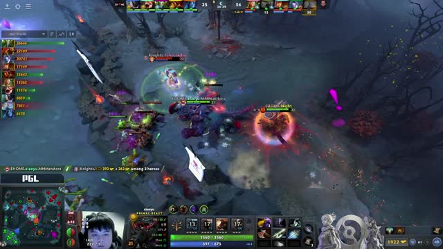 EHOME gets 2 kills!